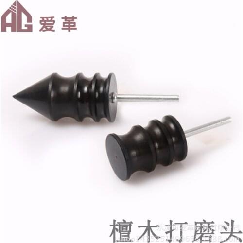 Leather Tool Sets Arts Crafts Sewing Leathercraft Sandalwood Grinding Head Edge Grinder Rod Polishing