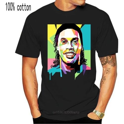 New Wpap Ronaldinho T Shirt The Best Quality 100% Cotton 033495