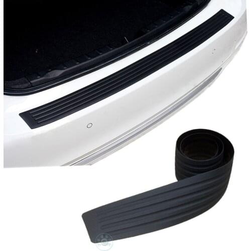 Car trunk bumper trim rear guard plate modified protective strip rubber 3D sticker Suit for XC60 XC60L V60 S60 S80 V40 XC90 C70