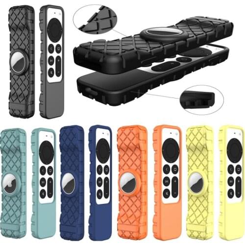 Silicone Protection Sleeve Soft Protective Case For TV Remote Control Soft Case Cover Shell For Apple TV 4K Siri Remote 2021