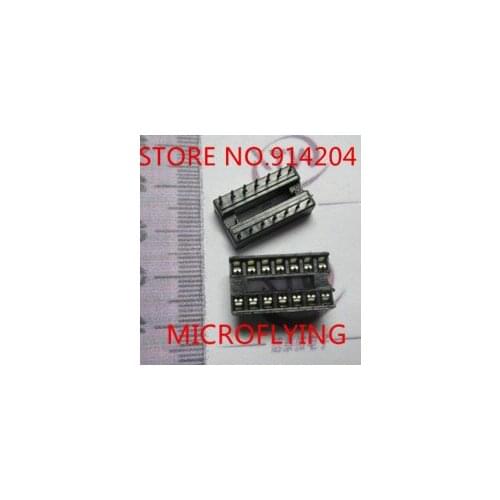 10PCS 14-Pin 14pins DIL DIP IC Socket PCB Mount Connector NEW GOOD QUALITY