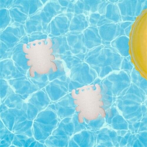 10 Pcs White Floating Spa Sponge Cartoon Turtles Spiders Swimming Pool Hot Tubs Absorb Sludge Dirt Cleaning Tool Accessories