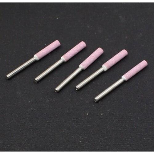 12 PACKS HANDHELD GRINDER HEAD 4.0 4.8 5.5MM 3/8LP .325 .404 CHAIN SAWS SHARPENER NIKASIL CORUNDUM GRINDING PIN SHARPENING STONE