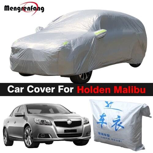Full Car Cover For Holden Malibu Auto Outdoor Anti-UV Sun Shade Rain Snow Resistant Cover Dustproof
