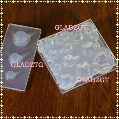 GLADZGT 3D Stereo Lovely Roses Flower mold Full Transparent DIY Decorative Craft Jewelry Making resin molds for jewelry 1 Set