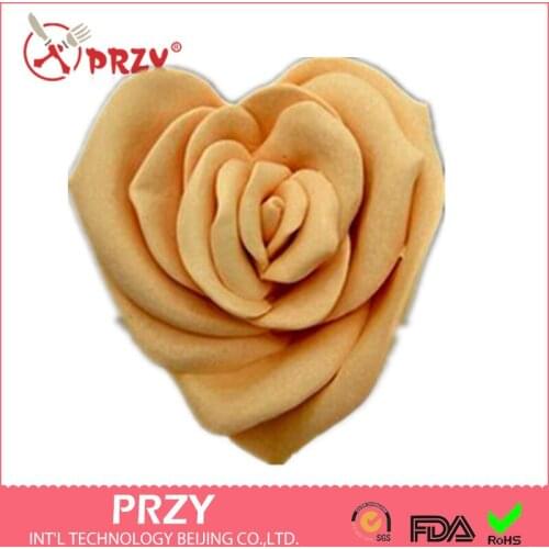 Soap Mold Design Flower Silicone Soap Mold Molds Silica Gel Rose Heart Shaped Mother and Child Moulds Silicone Rubber PRZY