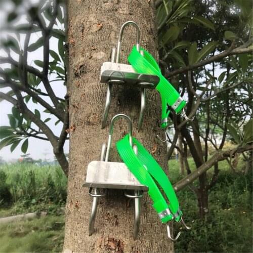 Tree Climbing Tool Pole Climbing Spikes for Hunting Observation Picking Fruit 304 Stainless Steel Climbing Tree Shoes