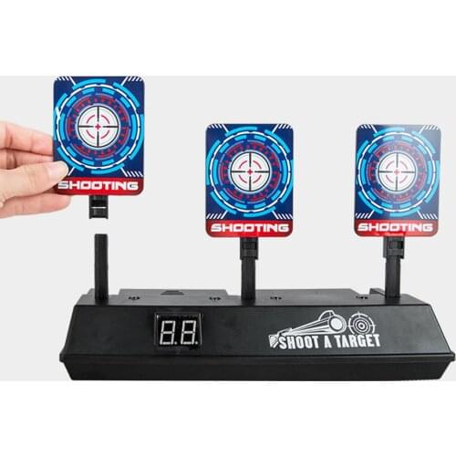 Intelligent Auto-Reset Electronic Scoring Target For Nerf N-Strike Elite/Mega/Rival Series Light Sound Kids Toys