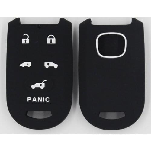 KAPU 1pc Wholesale Multi-coloured Silicone Car Key Cover Case for 6 Buttons Honda Odyssey DX EX LX Mini Pilot