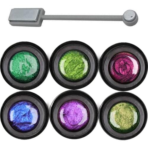 Magnetic 5D Cat Eye UV Gel Nail Polish Magnet Nail Art Varnish Starry Sky Effect UV Gel Nail Art Lacquer For Women Nail Decor