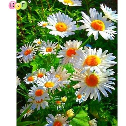 DPF diamond painting cross stitch flower diamond embroidery crafts diamond mosaic kit square/round rhinestone home decor