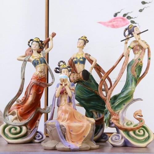 NORDIC RESIN CHARACTER STATUE CRAFTS DECORATION MODERN SIMPLE HOME LIVING ROOM OFFICE STUDY PLACE HOME DECORATION ACCESSORIES