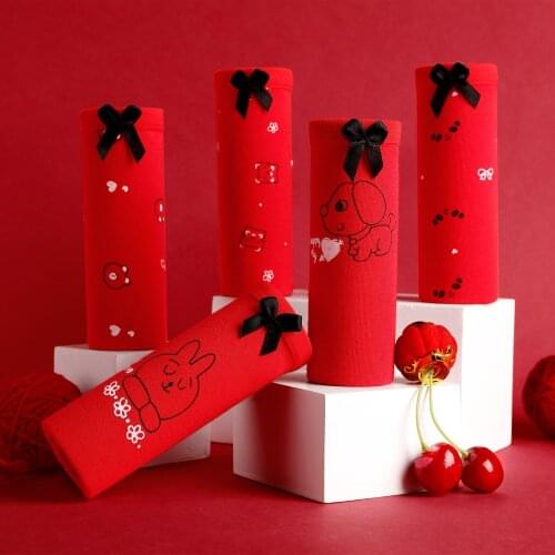 New Underwear, Birth Year, Pure Cotton Low-rise Pants, Printed Wedding Briefs, Briefs, Antibacterial Inner Crotch, Distribution