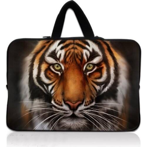 Tiger Head Laptop Bag For Macbook Air Pro Retina 12 13 14 15 15.6inch Sleeve Case PC Tablet Cover for Xiaomi Air HP Dell Handbag