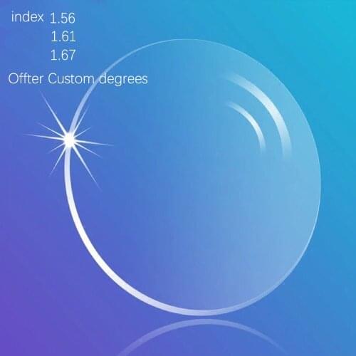 1.56 1.61 1.67 Aspherical Prescription Glasses Women Optical Glasses Anti Blue Light Glasses Mens Myopia Driving Glasses