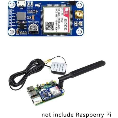 SIM7070G NB-IoT / Cat-M / GPRS / GNSS HAT for Raspberry Pi 4 Model B /3B+/3B/Zero with GNSS Positioning