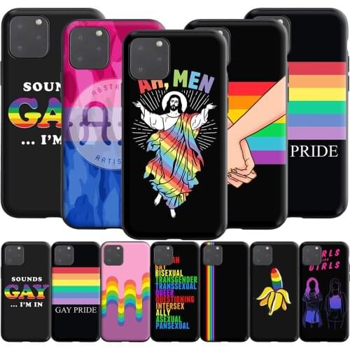 Pan Pride Girls and Gays Silicone Case for Apple iPhone 13 12 Mini 11 Pro XS X XR Max 8 7 6S 6 Plus SE 5S
