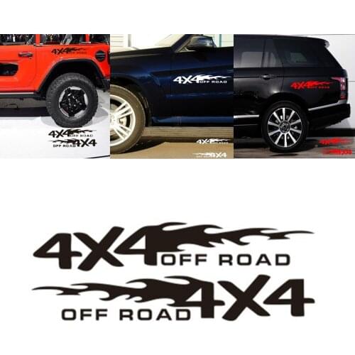 30cm 4X4 Car Sticekr Auto Styling Tuning Accessories Body Waist Line Decal Decor Glue Sticker For JEEP Compass Cherokee Renegade