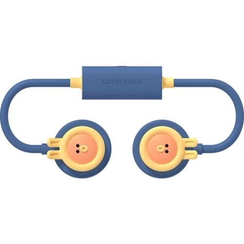 Xiaomi 3life Leafless Hanging Neck Fan USB Charging Air Cooler Cooling Bladeless Fan Outdoor Travel Folding Fan