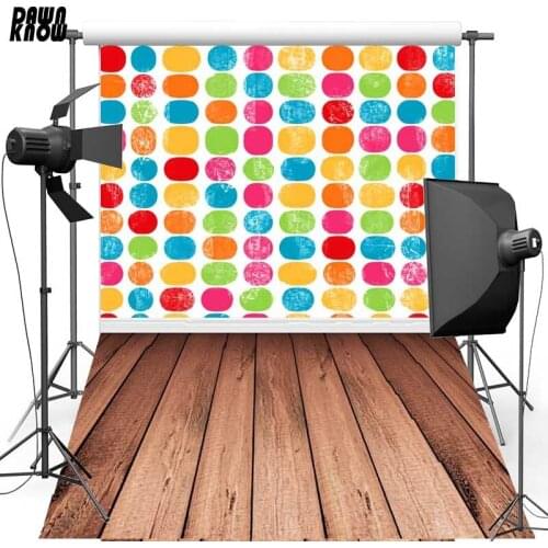 DAWNKNOW Pattern Vinyl Photography Background For Baby Floor New Fabric Polyester Backdrop For Wedding Photo Studio F521