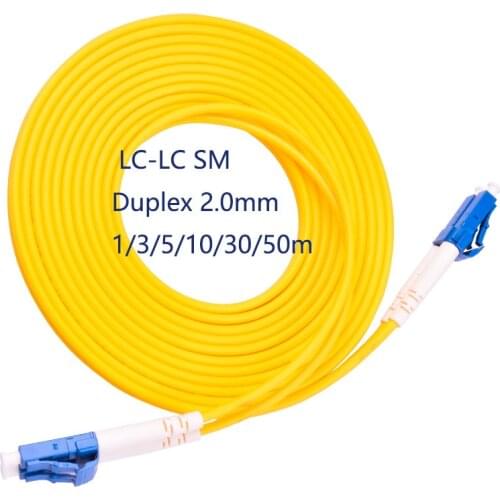 Fiber Optic Cable Fiber Optic Fiber LC/UPC-LC/UPC SM Single Mode Duplex Patch Cord