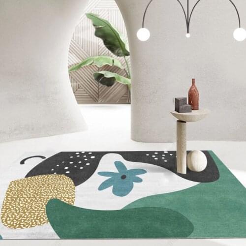 High-end fashion childrens room cartoon carpet bedroom kindergarten cute baby room bedside crawl pad living room non-slip mat