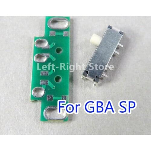 10sets on off power switch buttons for GBA SP game console Replacement Power Switch For GBA SPPower Swicth