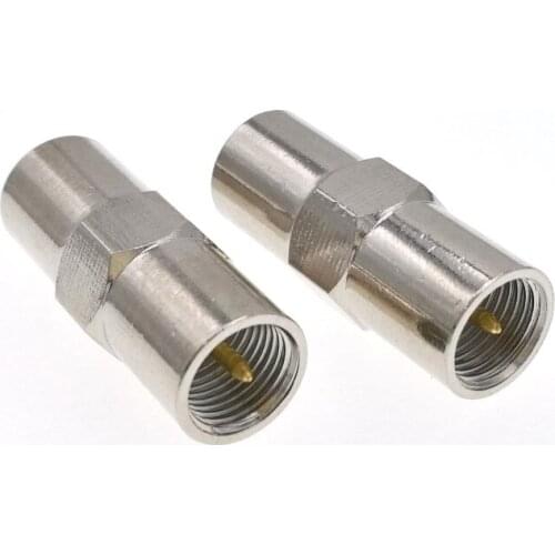 10pcs FME Adapter Plug Male To FME Plug Male Coaxial Connector Straight RF Adapter