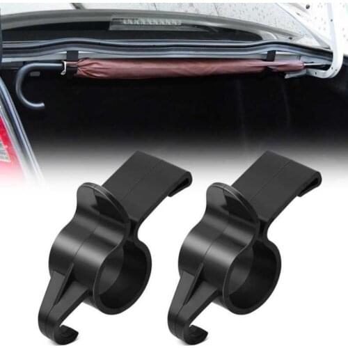 2pcs/Pack Car Trunk Hook Umbrella Hanger Plant Towel Hook car accessories interior car organizer storage trunk organizer holder