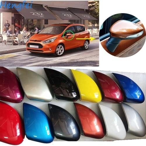 HengFei car accessories Mirror cover for Ford B-MAX 2011~2017 Fiesta Rearview mirror cover Reverse mirror shell