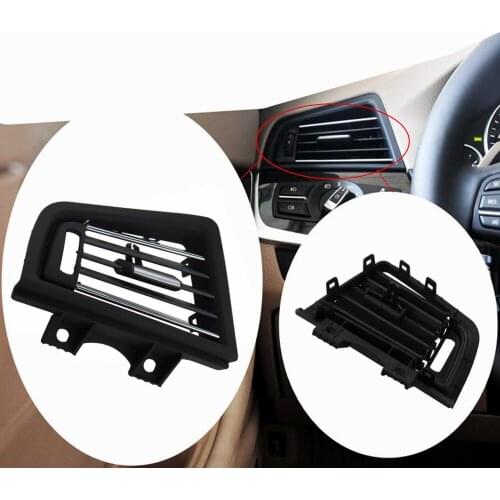 Car Accessories Front Chrome Dash Panel Center Fresh Air Outlet Vent 6422916688 Grill Cover For BMW 5 Series F10 F11 2009-2017