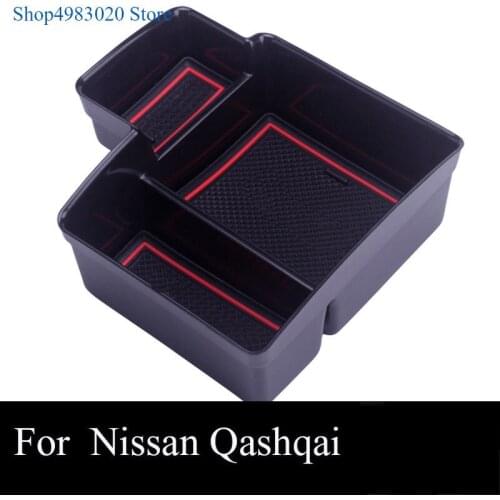 For Nissan QSAHQAI J11 2014 2015 2016 2017 2018 Car Central storage armrest box storage box
