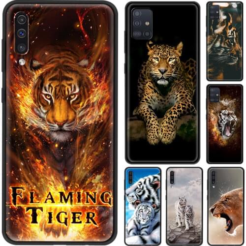 Case For Samsung A91 A72 A71 A52 A51 A42 A41 A32 A31 A21 EU A21s A12 A11 A02s A02 A01 Cover Fundas Shell tiger lion leopard