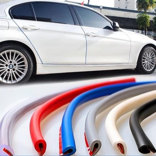 5m car protection decorative edge guard, door protector, rubber door anti-collision protector, door anti-collision strip