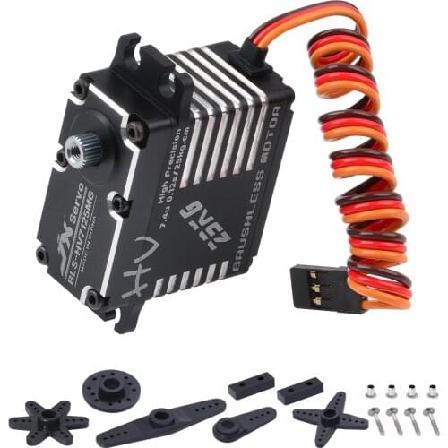 JX Servo BLS-HV7125MG 25KG Brushless High Precision Steel Gear Full CNC Digital Servo RC Robot Car Helicopter Spare Parts
