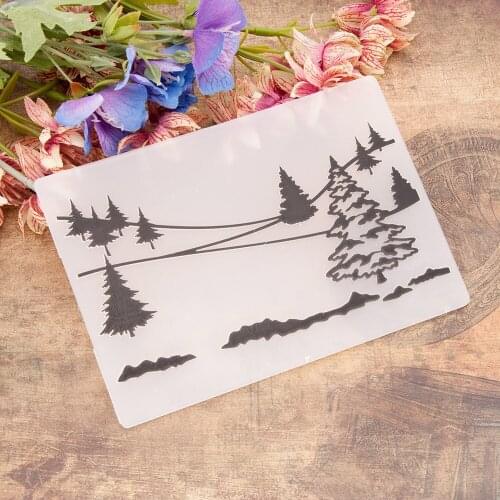 KLJUYP Trees Plastic Embossing Folders for DIY Scrapbooking Paper Craft/Card Making Decoration Supplies