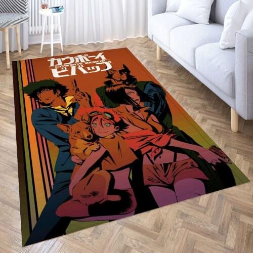 Cowboy Bebop Carpet Decora Home Bedroom Kitchen Anti-slip Mat Rug Doormat Aisle Floor Mat Bath Mats Doormat