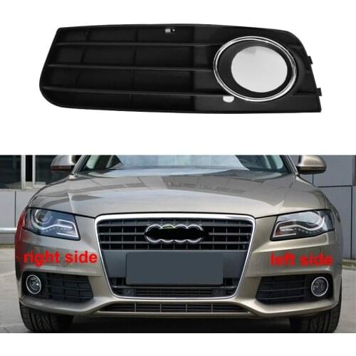 For Audi A4L 2009 2010 2011 2012 Fog Lamp Frame Fog Lamp Cover Front Bar Grille Middle Net