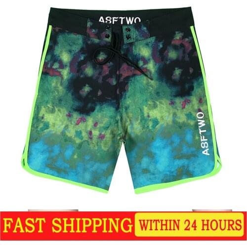 2021 New Summer Running Shorts Mens Board Shorts Swimsuit Mens Surfing Beach Shorts Bermuda Short Quick-Dry Elastic Swimsuit