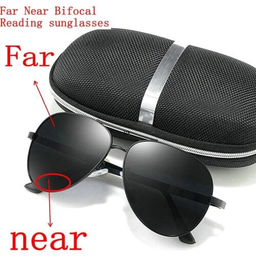 2021 New Square Bifocal Reading Sun Glasses Women Men Far Near Multifocal Presbyopia Sports Reading Sunglasses Diopter NX