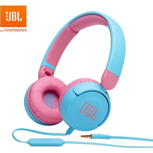 JBL JR310 Wired Kid Headphones Childrens Headset with JBL Safe Sound Low-decibel Care Noise Isolation for Online Learning Music