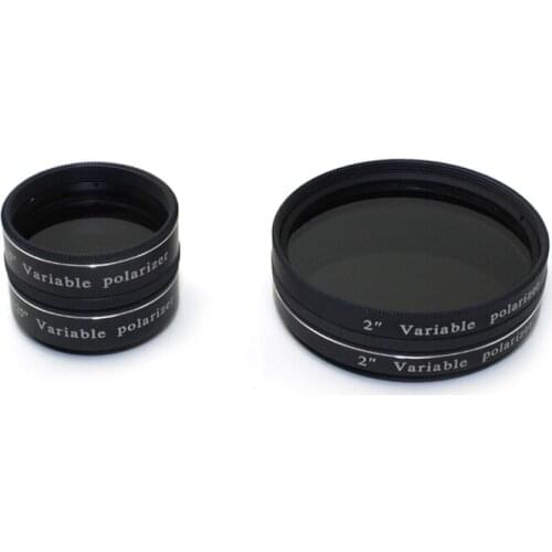 1.25" or 2" Variable Polarizing Filter Variable Polarizer for Astronomy Monocular Telescope&Eyepiece Filter Excellent Quality