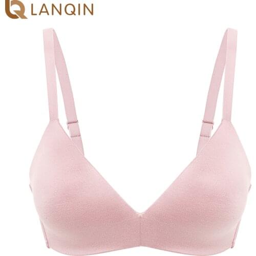 Womens Smooth Comfort Soft Cup Seamless Bra Wirefree Lightly Lined Bras