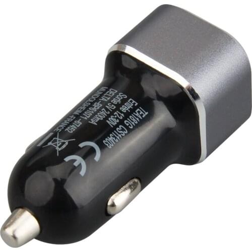 High Quality USB Car Charger Charging Power Adapter Input 12-24V DC Output 5.0V 2100mA for iphone 8 Plus For Samsung s9+ 500pcs