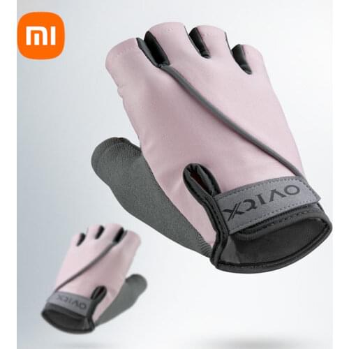 XQIAO Fitness Lightweight Gloves Gym Breathable Dry Non-slip Exercise Weightlifting Training Gloves Women Men Sport Gloves