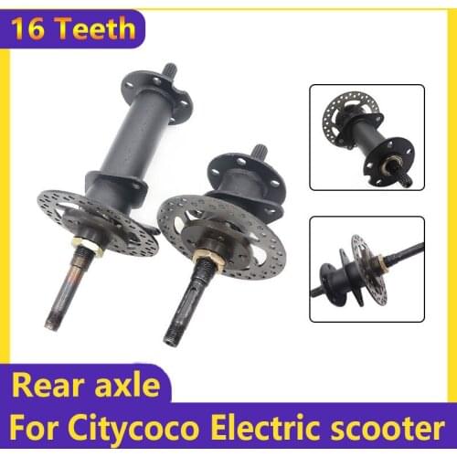 16 Teeth 1000W Rear Axle Complete Assembly Electric for Small Three-wheeled Citycoco Electric Scooter Accessories Parts