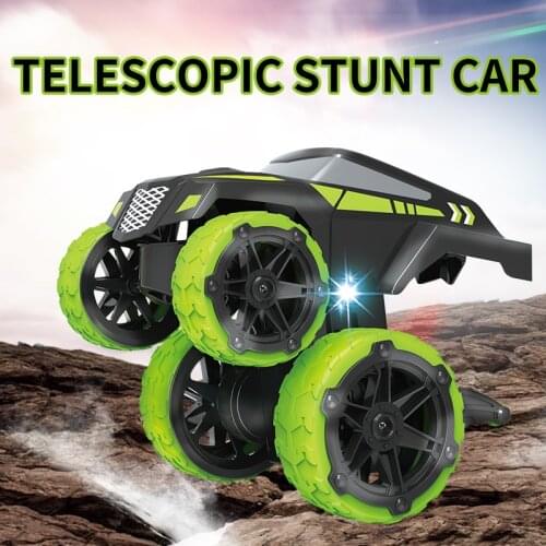 1:18Electric RC Car 360 Degree Remote Control Toy Cars 2.4G 4WD Off-Road RC Stunt Car With LED Light Radio Vehicles Toys For Kid