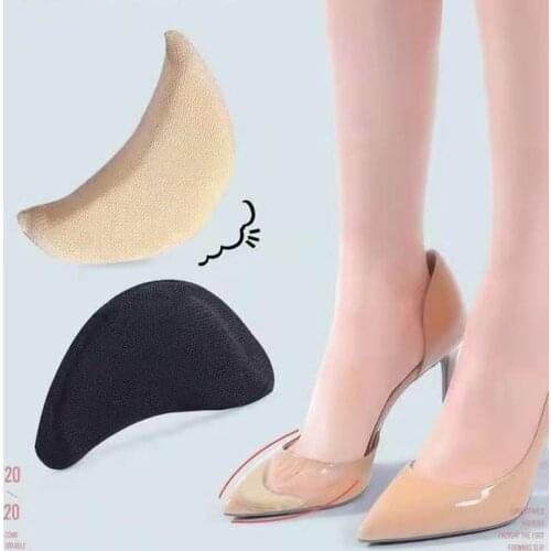 1 Pair Anti-Pain Cushion Foot Forefoot Half Meter Shoes Pad Top Plug Pointed Round Shoe Inserts Insoles Toe Shoes Accessories