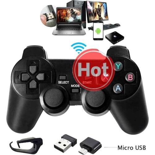 2.4G Wireless Gamepad PC For PS3 TV Box Joystick 2.4G Joypad Game Controller Remote Controller