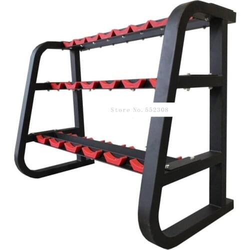 3 Layer Professional Dumbbell Rack Bracket Metal Strong Support For 10 Pair Dumbbell Storage Display Holder Gymnastics Equipment
